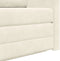 vidaXL - Vloerl - sofa - bed - 2-in-1 - Crème - 124x204x61 - cm - Velours