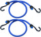 MasterLock 2 Snelbinders - 120 cm - Elastisch - Blauw