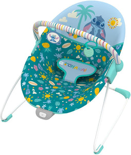 Bright Starts Stitch Ohana Paradise - Baby wipstoel - 2 speeltjes - Groen