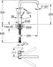 GROHE Essence New - Keukenkraan - Draaibare hoge uitloop - Hard graphite geborsteld
