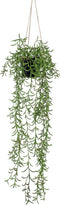 Emerald Kunstplant hangend in pot senecio 70 cm