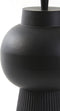 Light & Living Tafellamp Shaka - 42cm - Mat Zwart - excl. kap