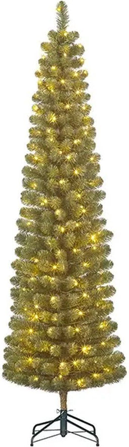 Black Box Kunstkerstboom Charlton Pilar Groen LED - Ø53x185 cm