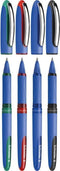 Schneider rollerball - One Hybrid C - conus punt - lijnbreedte 0,3mm - 4 stuks assorti kleuren - S-183194
