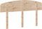 vidaXL - Hoofdbord - 140 - cm - massief - grenenhout