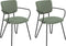 Set van 2 eetkamerstoelen ELKO Donkergroen