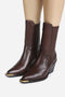BRONX next-low-kole - Enkellaars - Metal welt clip - Bruin