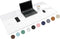 WURK Bureau Onderlegger - Professioneel Kunstleer - Inclusief Kabel Clip 120x60 cm