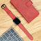 iMoshion Echt lederen bandje voor de Apple Watch Series 1 / 2 / 3 / 4 / 5 / 6 / 7 / 8 / 9 / SE / Ultra (2) - 42 / 44 / 45 / 49 mm - Rood