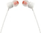 JBL T110 - In-ear oordopjes - Microfoon - Draad - Wit