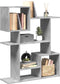 vidaXL - Kamerscherm - / - boekenkast - 92x29x112 - cm - hout - betongrijs