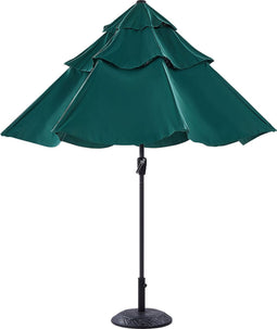 Beliani BIBIONE - Parasol - Groen - Kunststof