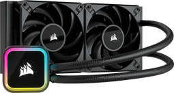 Corsair iCUE H100i RGB Elite - Alles-in-één vloeistofkoeler - 240mm radiator - Zwart