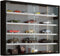 Vitrinekast wandvitrine Osado L zwart