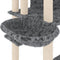 vidaXL - Kattenmeubel - met - sisal - krabpalen - 191 - cm - donkergrijs