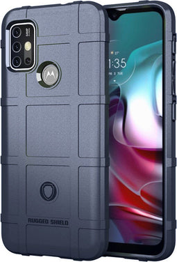 imoshion Hoesje Geschikt voor Motorola Moto G30 / Moto G20 / Moto G10 Power / Moto G10 Hoesje Siliconen - imoshion Rugged Shield Backcover - Blauw