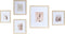 Muurfotlijst DKD Home Decor Kristal Natuurlijk Wit Hout MDF Boho (32,5 x 1,5 x 45 cm)