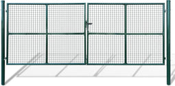 vidaXL - Poort - 415x200 - cm - / - 400x150 - cm - mesh