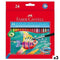 Aquarel Kleurpotloden Faber-Castell Multicolour 3 Onderdelen