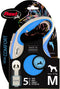 Flexi Rollijn New Comfort Tape M 5 m - Hondenriem - Blauw&Lichtgrijs