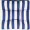 vidaXL - Palletkussen - gestreept - 58x58x10 - cm - oxford - stof - blauw - en - wit