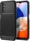 Spigen Rugged Armor - Samsung Galaxy A14 5G - TPU back cover met Air Cushion technologie - Zwart