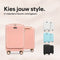 Skycases Handbagage Koffer 35L - Lichtgewicht Trolley - 360° Spinnerwielen TSA-slot Laptopvak - 55 cm - Roze