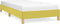 vidaXL - Bedframe - stof - groen - 80x200 - cm
