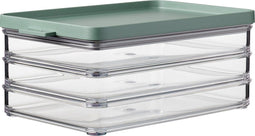 Mepal Omnia - Vleeswarendoos 3-laags 500 ml - Lucht- en aromadicht - Nordic sage