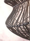 GOOD&MOJO Hanglamp Zanzibar - Rotan Zwart - Ø40x30cm - Modern - Hanglampen Eetkamer, Slaapkamer, Woonkamer
