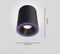 Calex Halo - Slimme Opbouwspot - RGB en Warm Wit Licht - Zwart