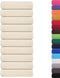 vidaXL - Badhanddoeken - 10 - st - 100x150cm - 360 - g/m² - 100% - katoen - crèmekleurig