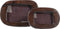 BePureHome Wanddecoratie Vertex - Hout - Walnoot - 19x29x3