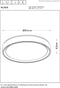 Lucide NURIA - Plafonnière - Ø 50 cm - LED 3 StepDim - 1x36W 2700K - Wit