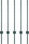 vidaXL - Hekpalen - 5 - stuks - U-profiel - Groen - 80 - cm - Staal