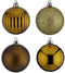 Set kerstballen Groen Plastic (4 Stuks)