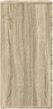 vidaXL - Dressoir - 60x39x80 - cm - bewerkt - hout - sonoma - eikenkleurig