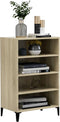 vidaXL - Dressoir - 57x35x90 - cm - bewerkt - hout - sonoma - eikenkleurig