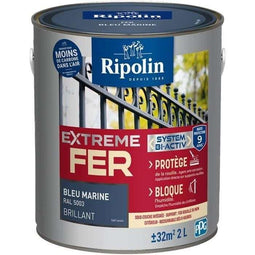 Extreme ijzeren basis marineblauw RAL 5003 glanzend - RIPOLIN - 2 L