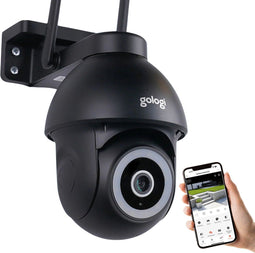 Gologi Superior Outdoorcamera 2 - Beveiligingscamera met nachtzicht - 4K - Wifi en app - Zwart
