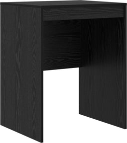 vidaXL - Bureau - Zwart - Eiken - 60x50x76 - cm - Geëngineerd - Hout