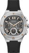 Guess Headline GW0571G1 Horloge - Siliconen - Zwart - Ø 42 mm