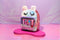 Create it! - Fluffy Rugzak met Make-Up Set - Roze Lipbalm en Oogschaduw Palette - Multi