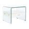 Nachtkastje DKD Home Decor Wit Transparant Kristal Hout MDF 50 x 40 x 45,5 cm