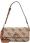Guess Circe - Schoudertas Dames - Logoprint - Bruin (1 stuk)