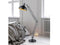 Reality Salvador - Vloerlamp - Voetschakelaar In hoogte verstelbaar - Metaal mat zwart L:38,0cm H:180,0cm