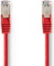 Nedis CAT5e Netwerkkabel - SF/UTP - RJ45 Male - RJ45 Male - 20.0 m - Rond - PVC - Rood - Polybag