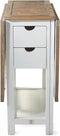 Riviera Maison Bartafel Inklapbaar - Wooster Street Bar Table - 50/180x80 cm - Wit