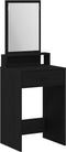 vidaXL - Kaptafel - met - Lades - - - Zwart - Eiken - - - 50x41x140 - cm