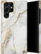 Selencia Hoesje Geschikt voor Samsung Galaxy S22 Ultra Hoesje - Selencia Maya Fashion Backcover - grijs